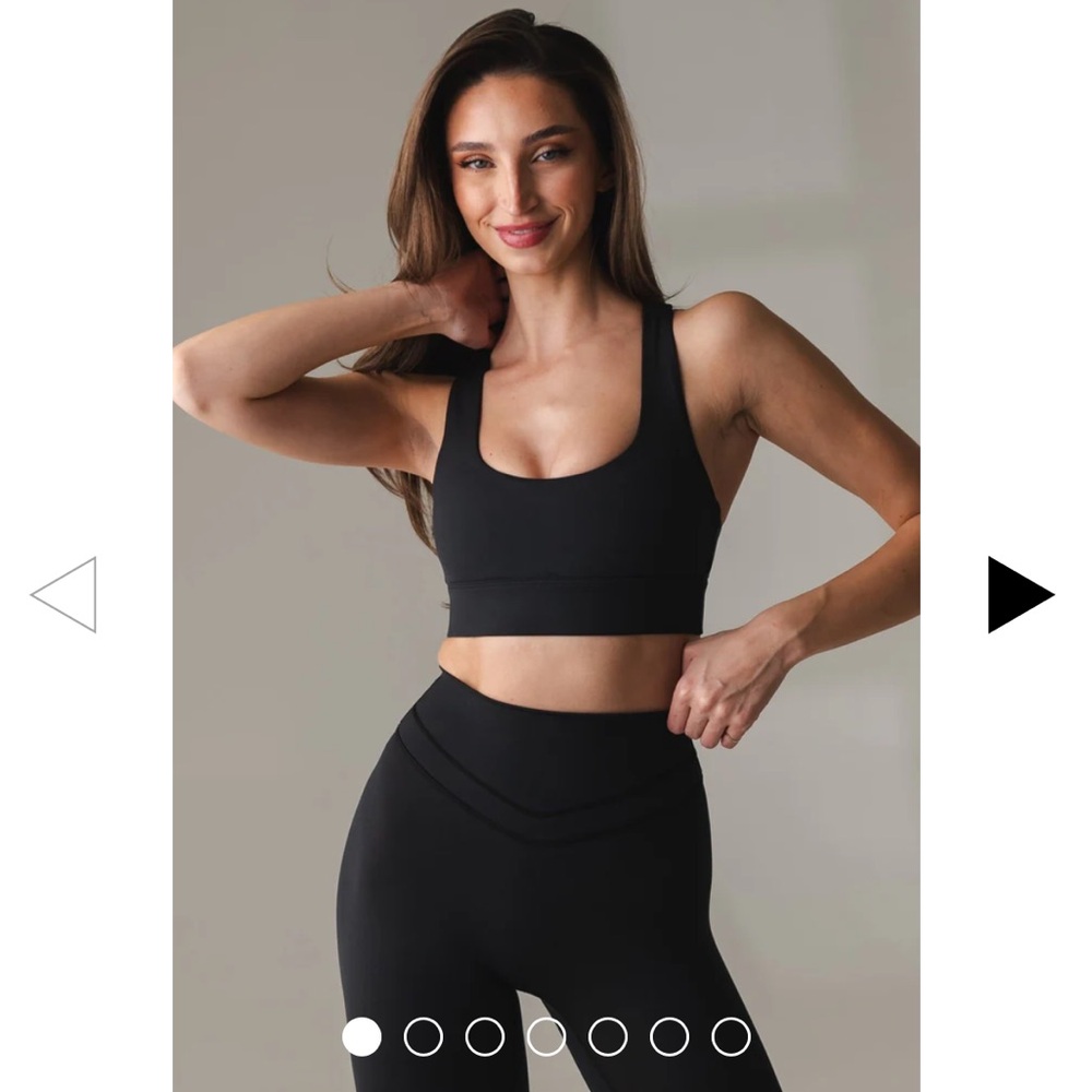 Vitality Ascend II Racer Bra in Washed Black